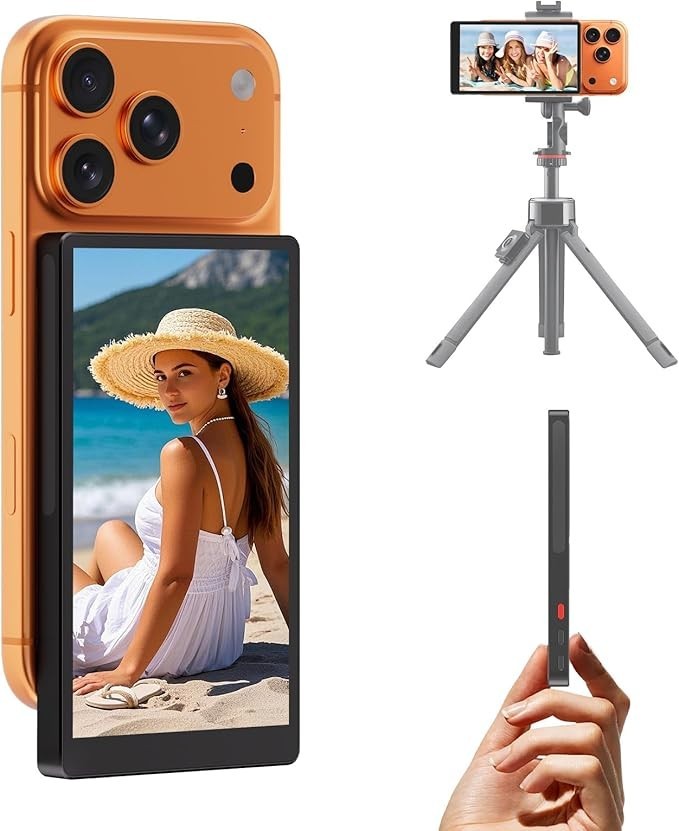 MAGEX M5 5” Slim Phone Vlog Selfie Monitor Screen for iPhone & Android Magnetic