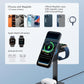 ESR 3 in 1 Wireless Charging Station CryoBoost 25W iPhone Watch AirPods Black