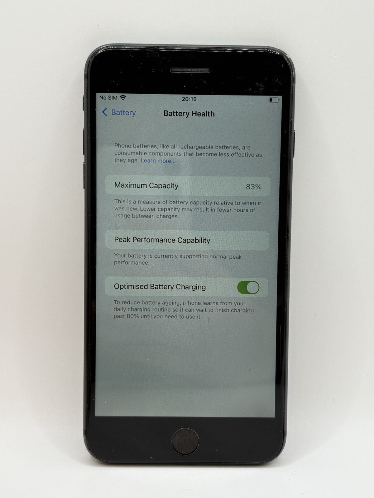 Apple iPhone 8 Plus Black 64GB Unlocked Faulty Earpiece