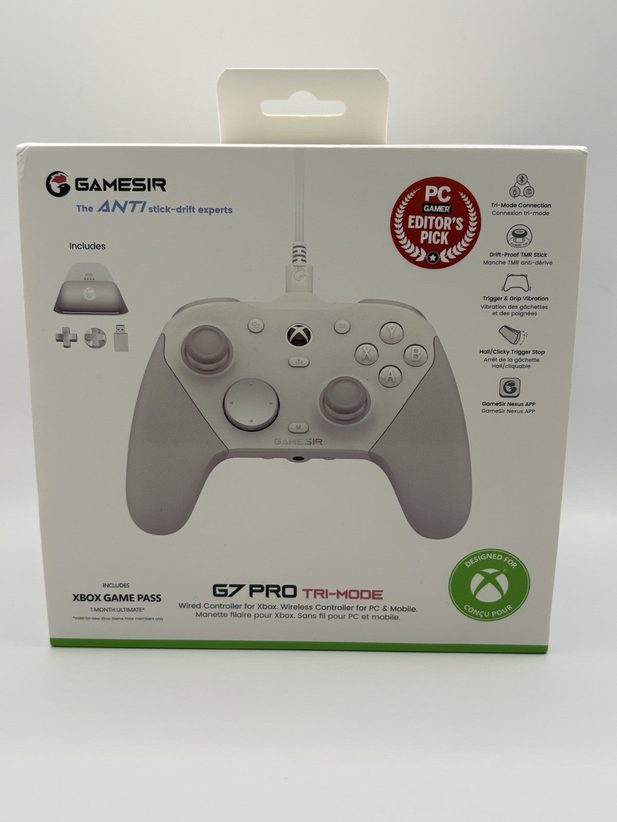 GameSir G7 Pro Controller for Xbox Wired, PC & Mobile Wireless UK Stock - White