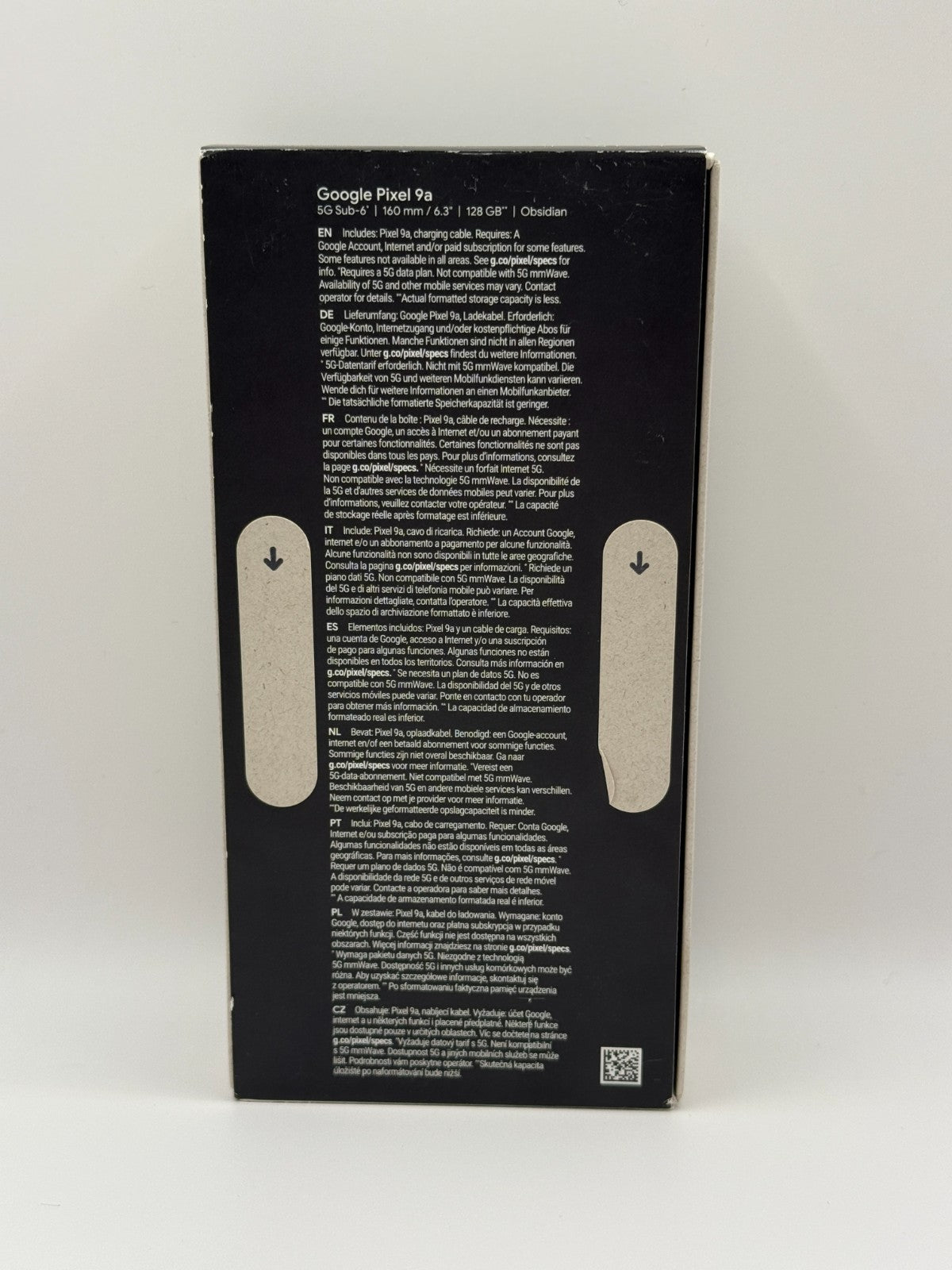 Google Pixel 9A 5G 128GB Obsidian Unlocked Brand New Sealed Warranty UK