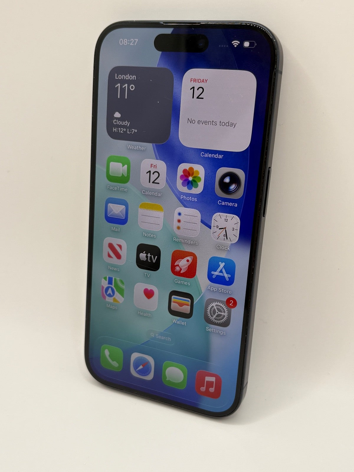 Apple iPhone 15 Pro 128GB Blue Titanium Unlocked Warranty Good Condition