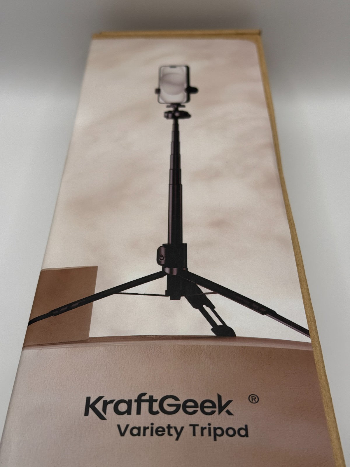 KraftGeek Variety Tripod for Phone Camera Pocket Extendable Tripod Legs White