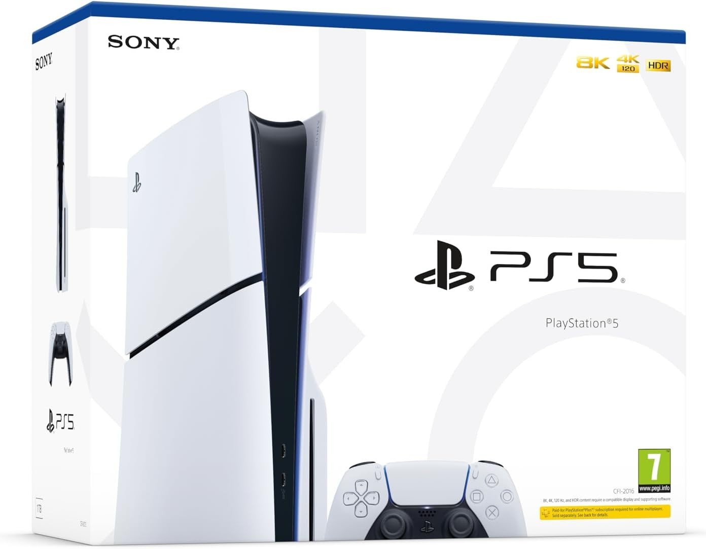 Sony PlayStation 5 Slim 1TB Blu-Ray Edition Console Excellent Condition Warranty