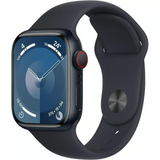 Apple Watch Series 9 45mm Aluminum GPS Midnight 90% Battery Boxed Warranty