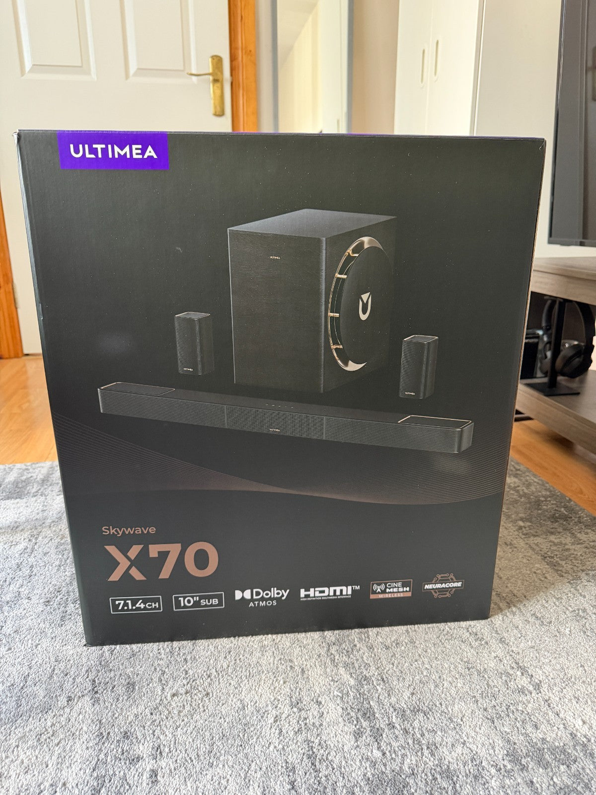 Ultimea Skywave X70 7.1.4ch Soundbar with 10" Wireless Subwoofer 980W