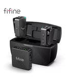 FIFINE M9 Wireless Lavalier Microphone 2 Pack Cordless Lapel Mic System