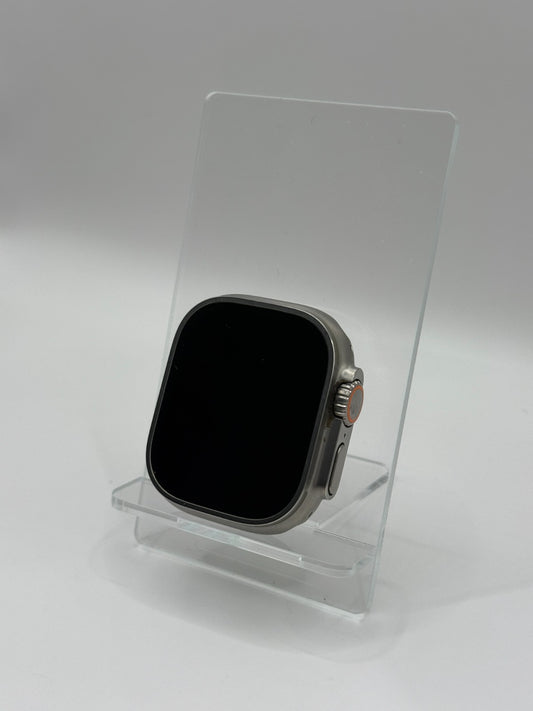Apple Watch Ultra 1 49mm Titanium & Ceramic Case Orange Strap Warranty