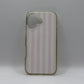 PopSockets Club Stripe Pink Case For Iphone 16 Used But Excellent