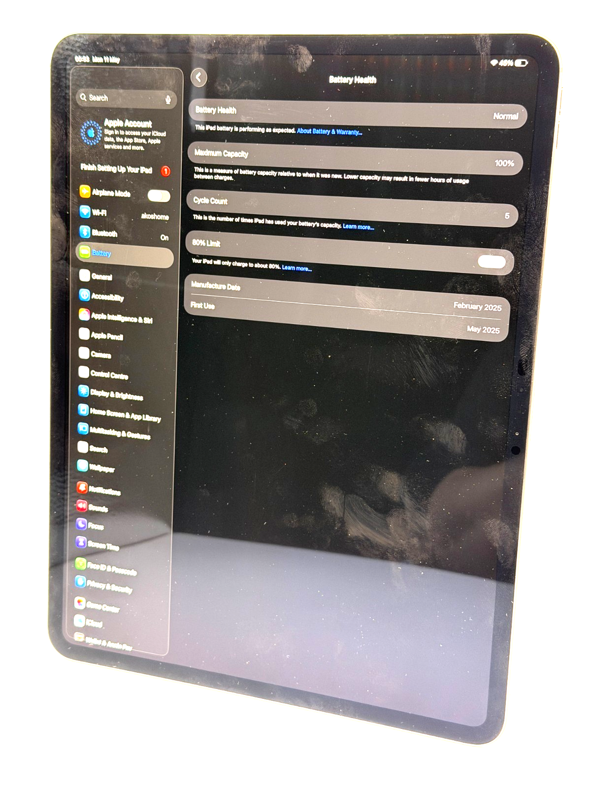 Apple Ipad Pro M4 2024 13-inch Wi-Fi 512GB Space Black Boxed Excellent Condition