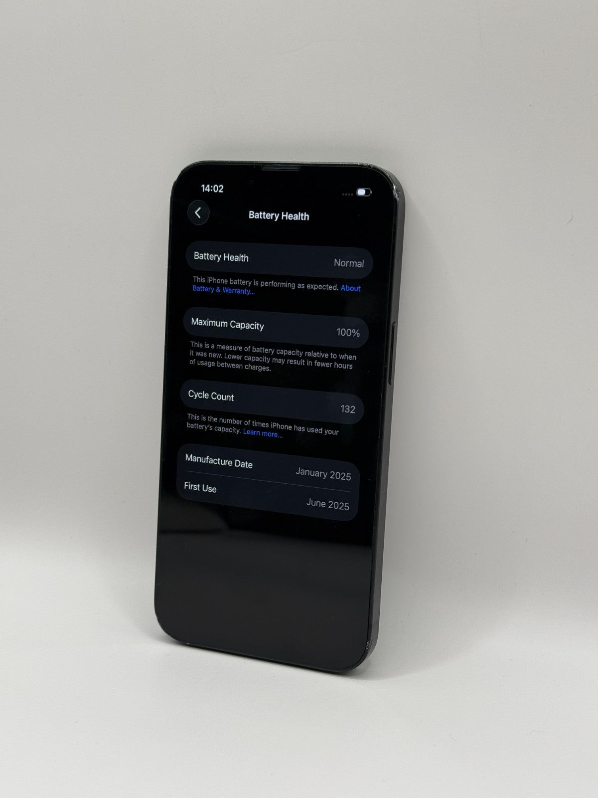 Apple Iphone 16e 256GB 5G Black 100% Battery Unlocked Warranty Marks around Edge