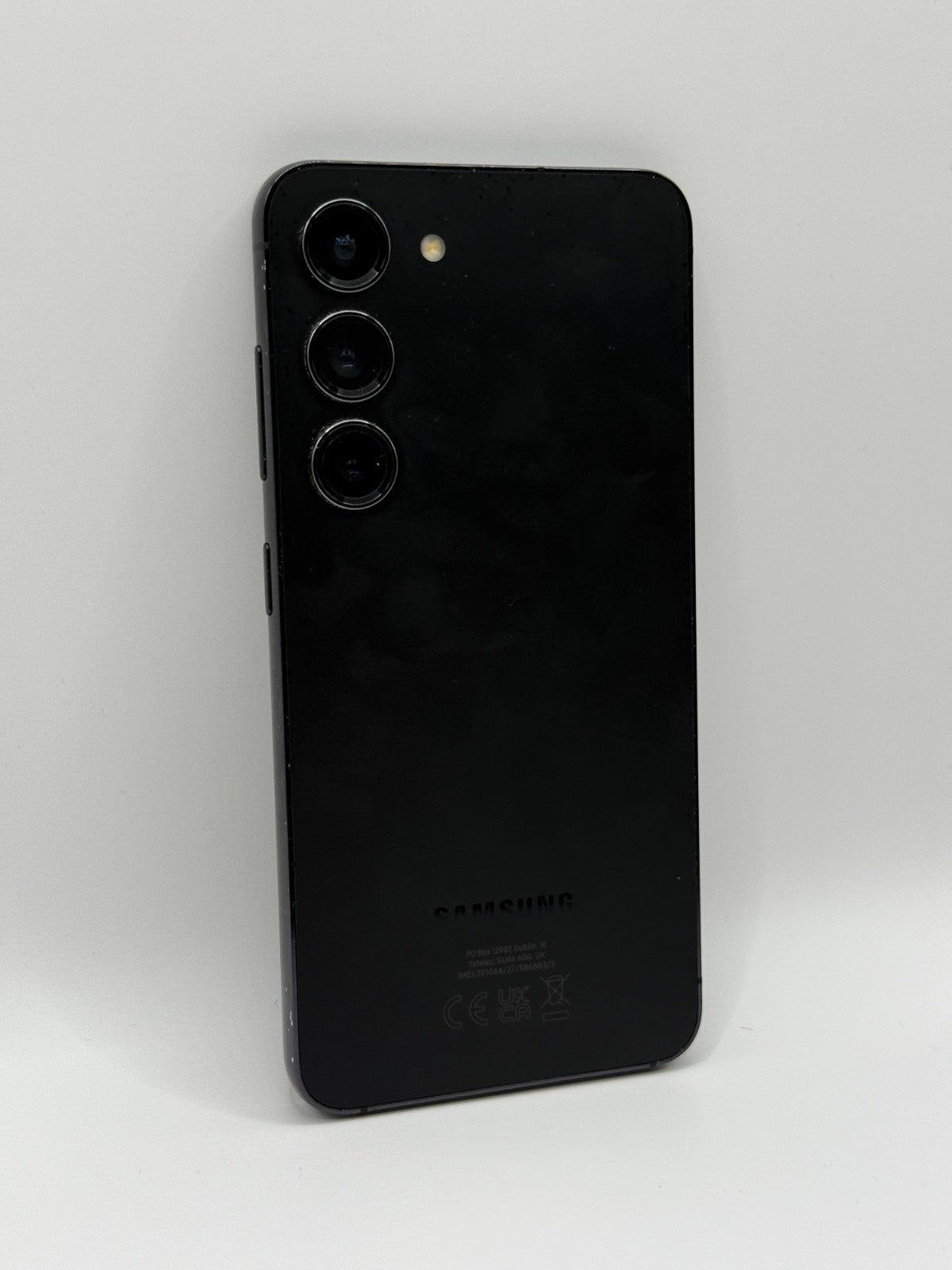 Samsung Galaxy S23 128GB Phantom Black Very Good Condition Boxed Warranty