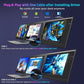QQH Z80 Portable Dual Monitor Setup For Notebooks Dual 1080P Full HD Ips Led