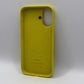 Apple Silicone Iphone 16 Yellow Case MagSafe Cover Genuine Used But Excellent