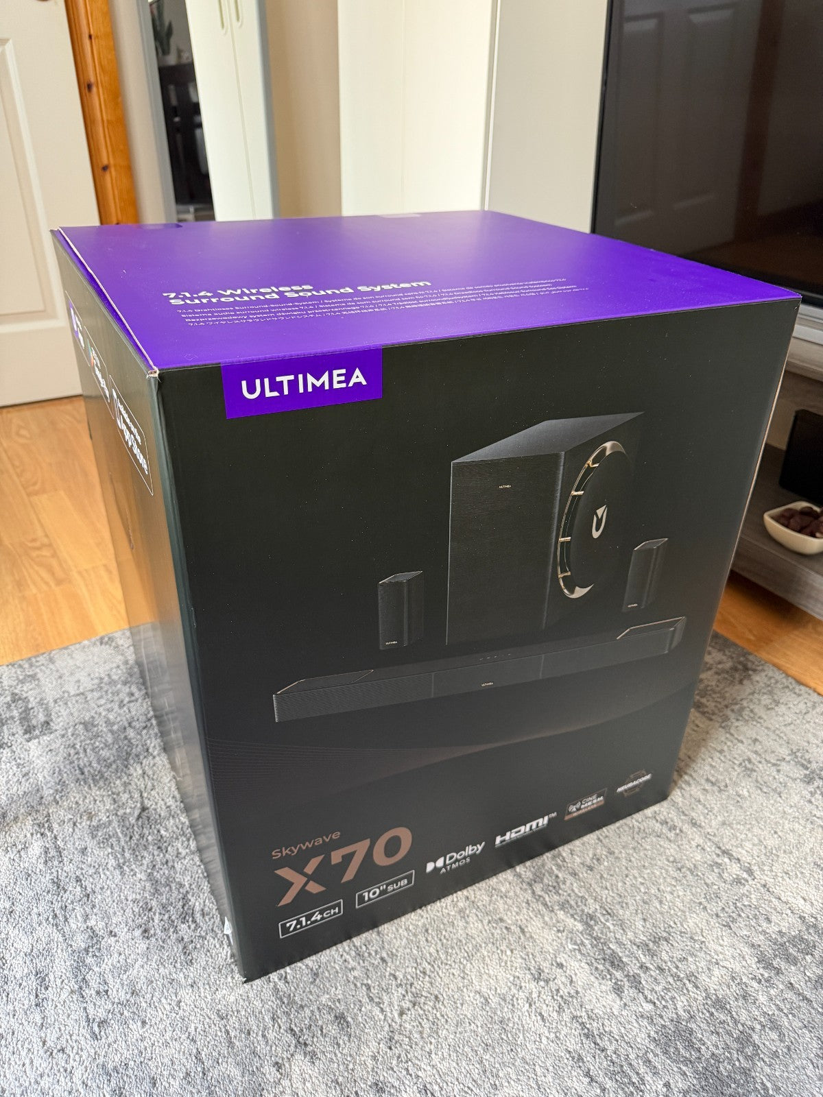 Ultimea Skywave X70 7.1.4ch Soundbar with 10" Wireless Subwoofer 980W