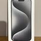 Apple iPhone 15 Pro 128GB (0413723) White Titanium Unlocked Warranty Excellent