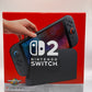 Nintendo Switch 2 Oled Console 256GB Neon Blue Neon Red Excellent Condition