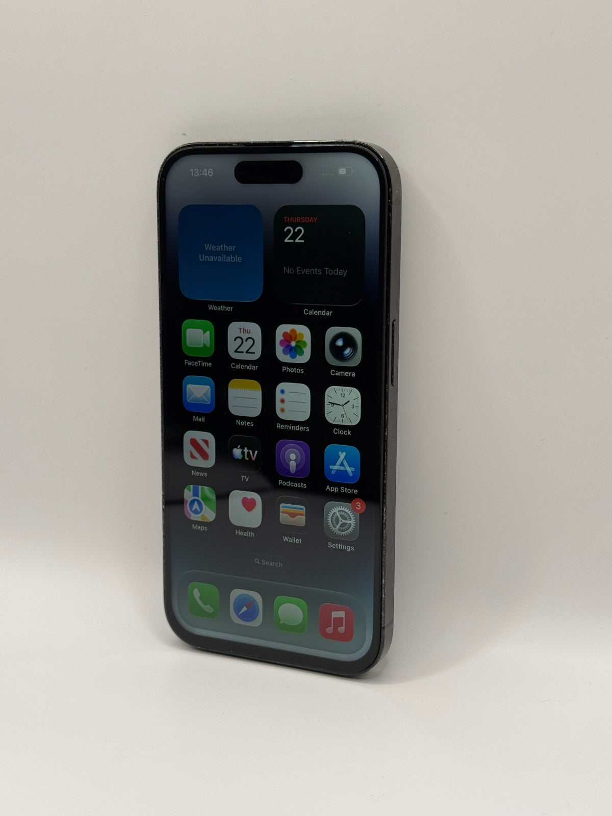 Apple Iphone 14 Pro 128GB Space Black Unlocked Warranty Very Good Condition 92%