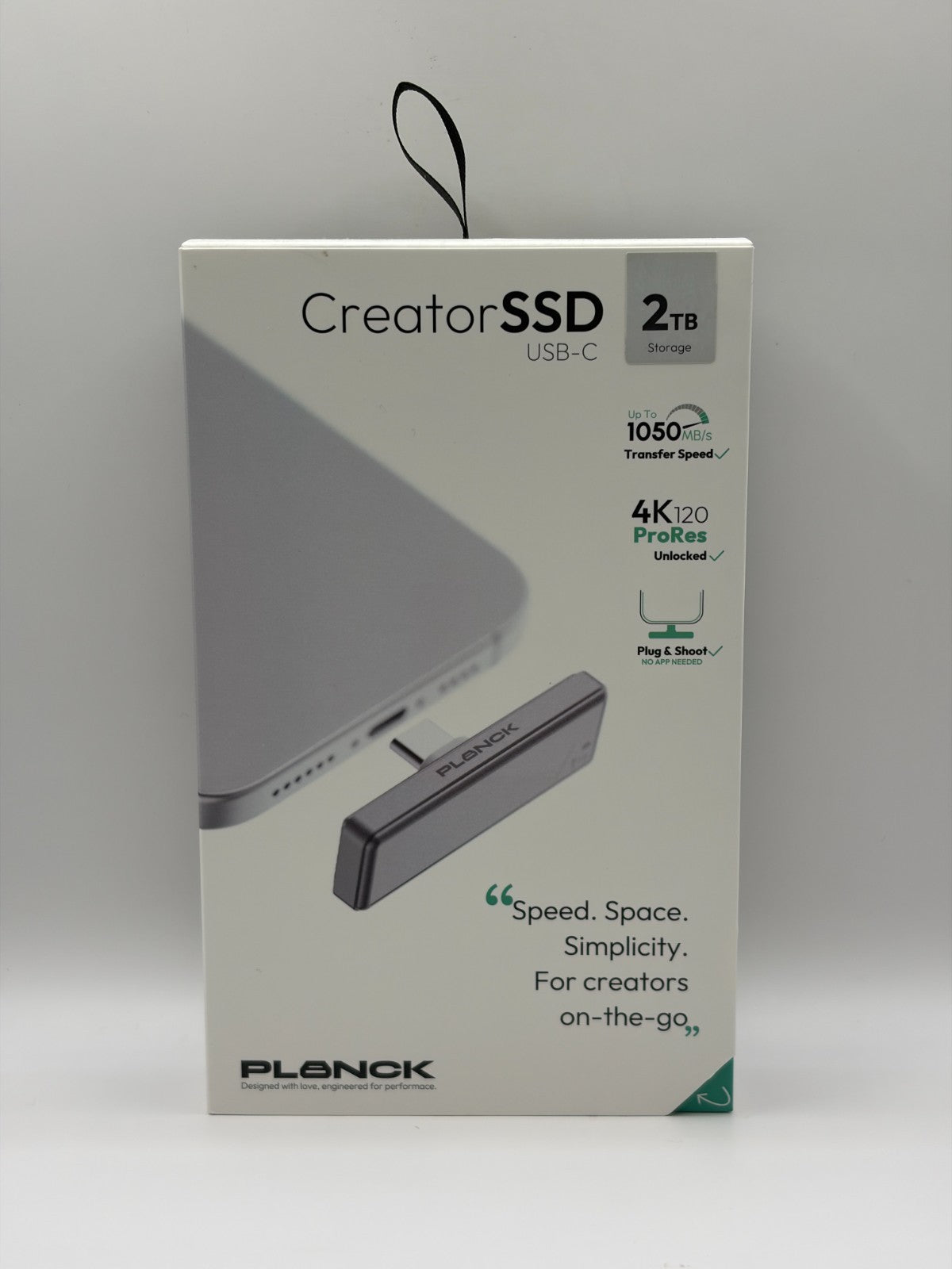 Planck Creator SSD 2TB World’s Smallest Mobile SSD Brand New Sealed