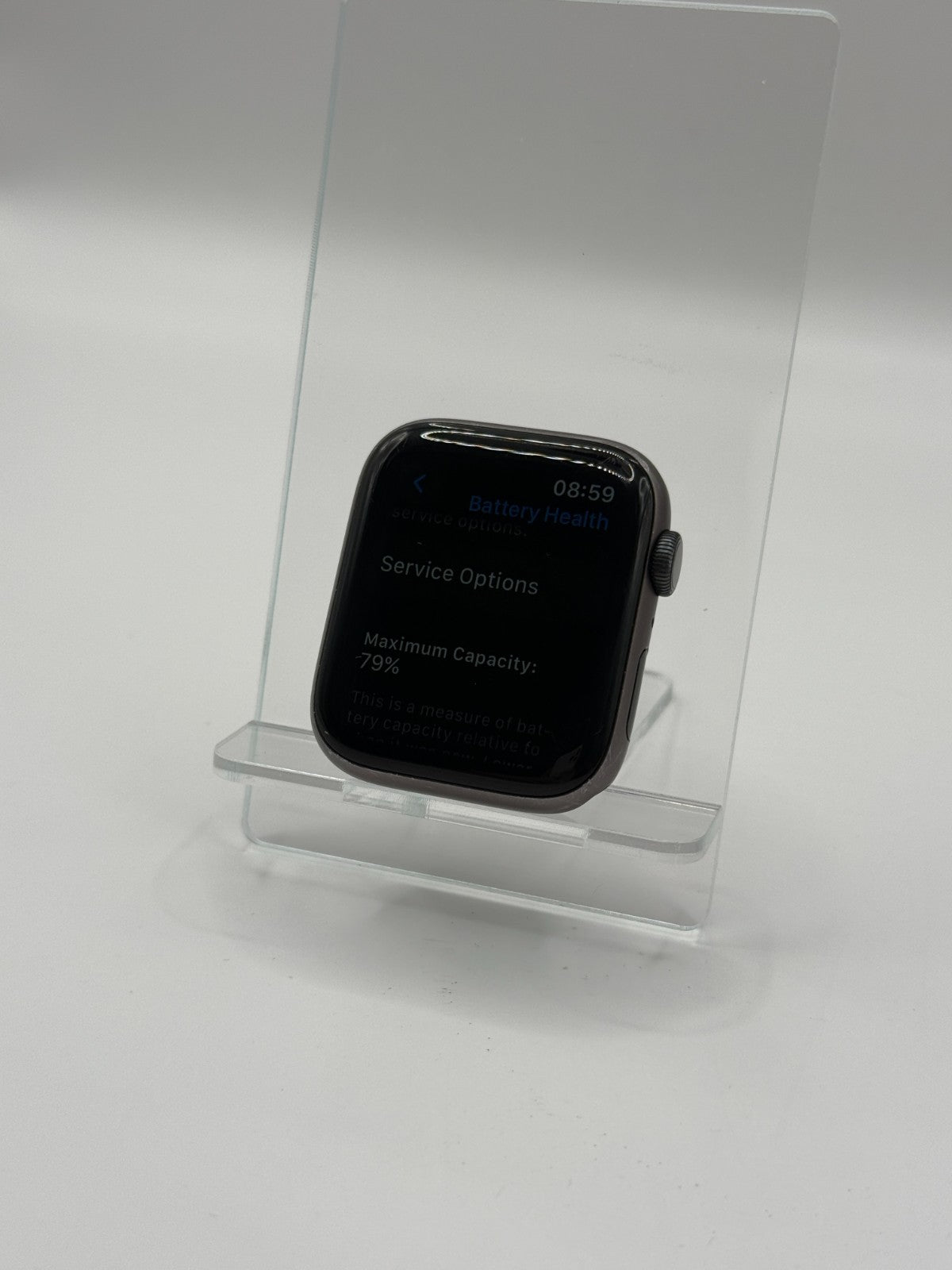 Apple Watch Series 5 44mm Wifi Space Grey Aluminium Case Black Sport Band