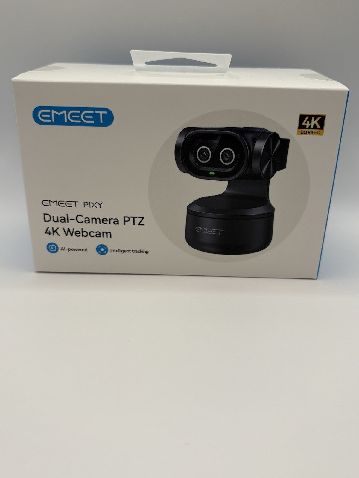 Emeet Pixy with Sony Sensor 4K Dual-Camera AI Tracking Webcam Gesture Control