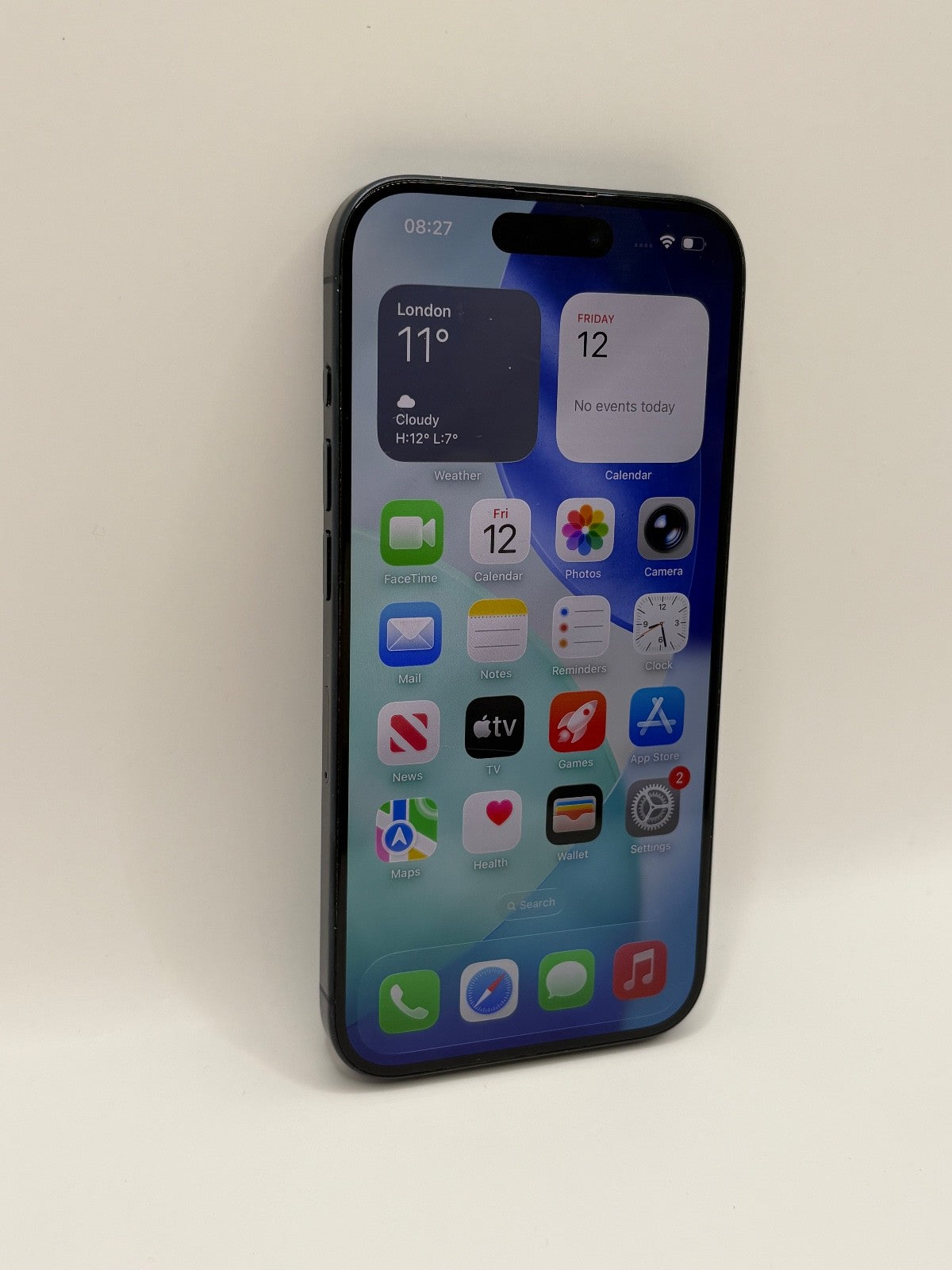 Apple iPhone 15 Pro 128GB Blue Titanium Unlocked Warranty Good Condition