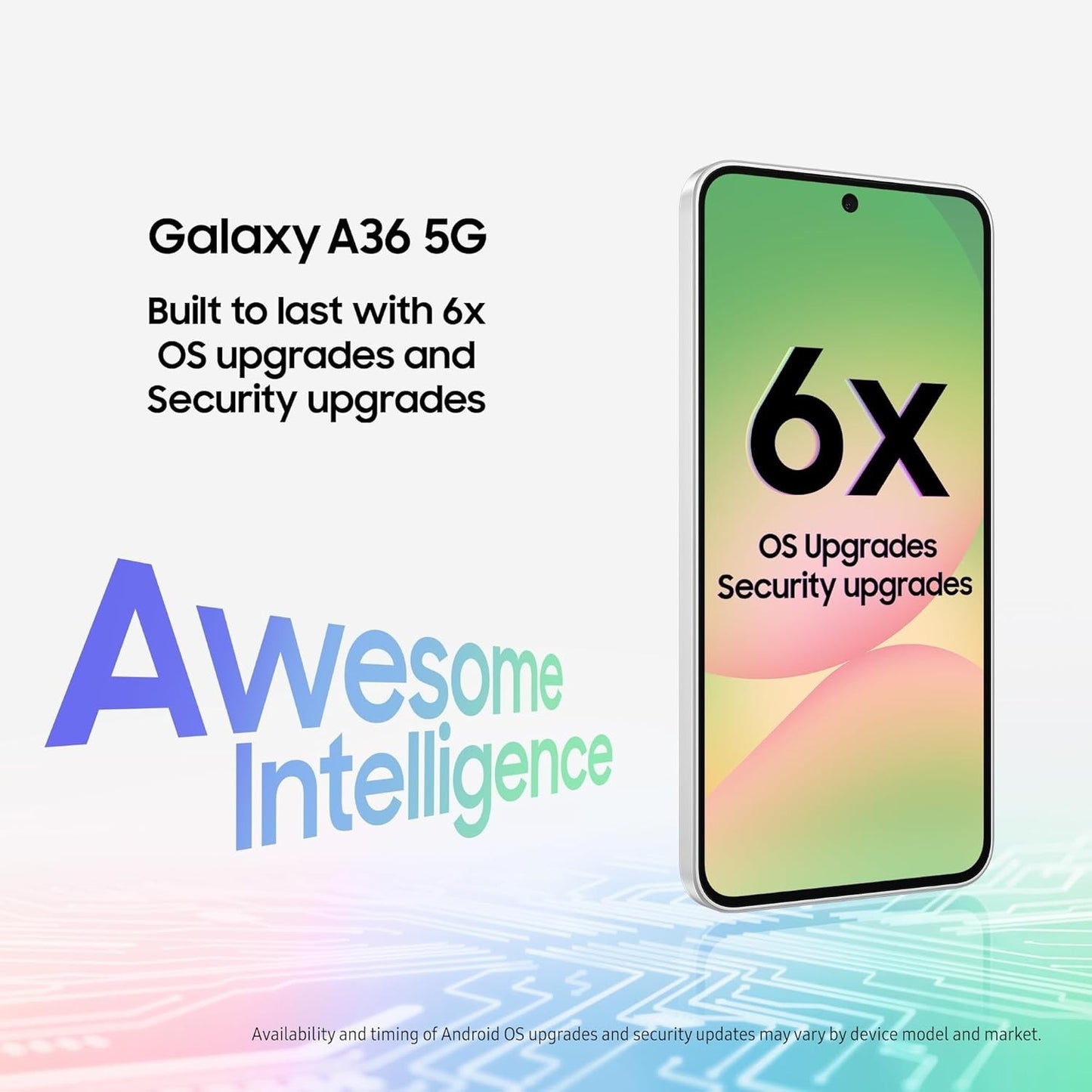 Samsung Galaxy A36 5G Awesome White 256GB Brand New Sealed Unlocked Warranty