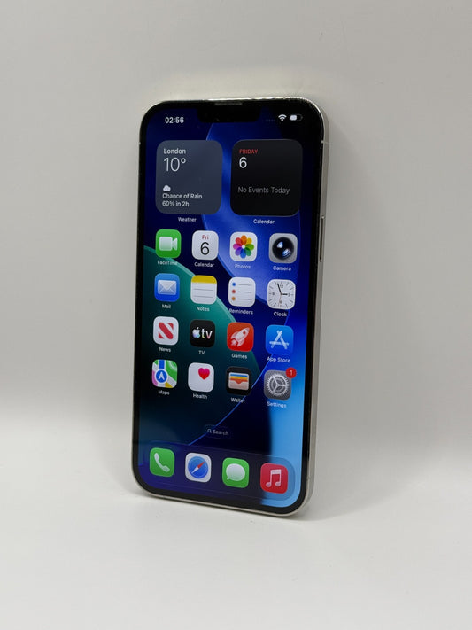 Apple Iphone 13 Pro Max 5G 128GB Silver Unlocked Excellent Quality 86% Battery
