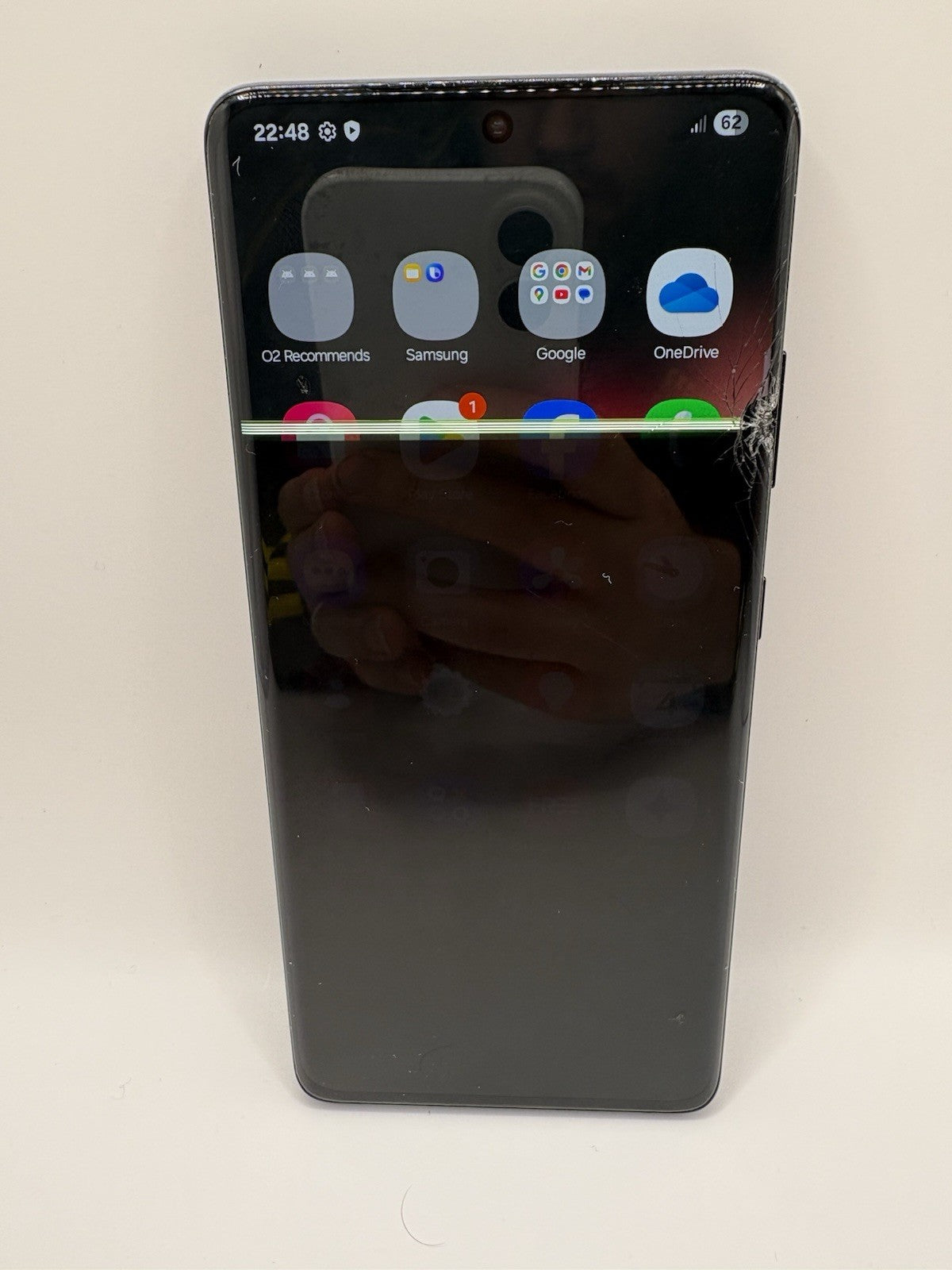 Samsung Galaxy S21 Ultra 5G 128GB Black Damaged Screen And Back Cracked