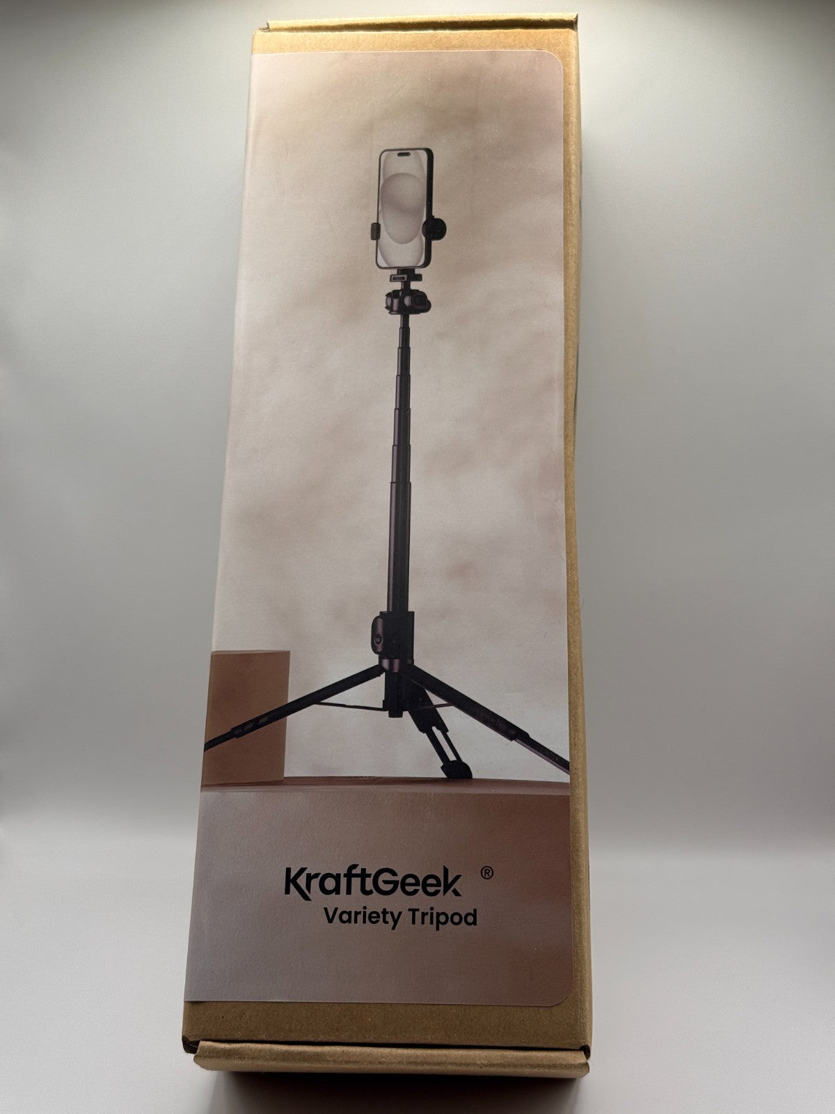 KraftGeek Variety Tripod for Phone Camera Pocket Extendable Tripod Legs White