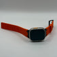 Apple Watch Ultra 1 49mm Titanium & Ceramic Case Orange Strap Warranty