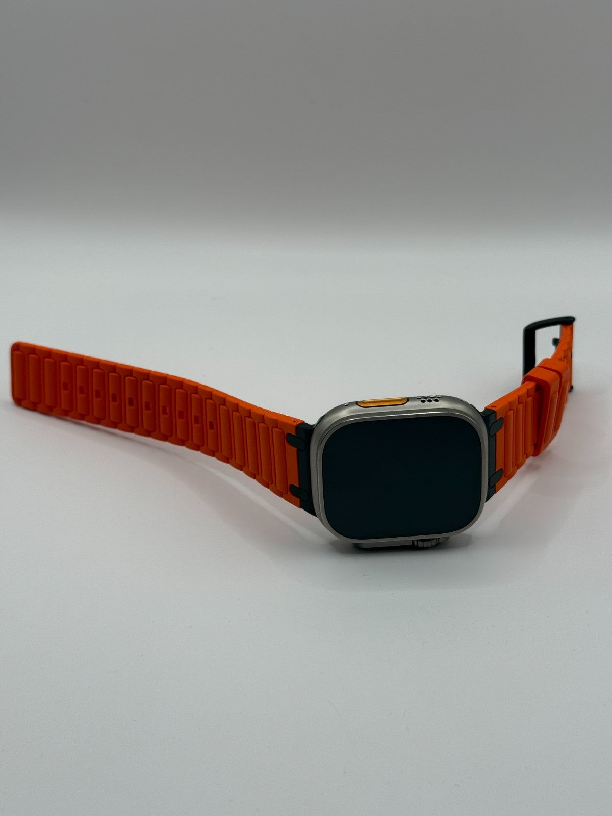 Apple Watch Ultra 1 49mm Titanium & Ceramic Case Orange Strap Warranty