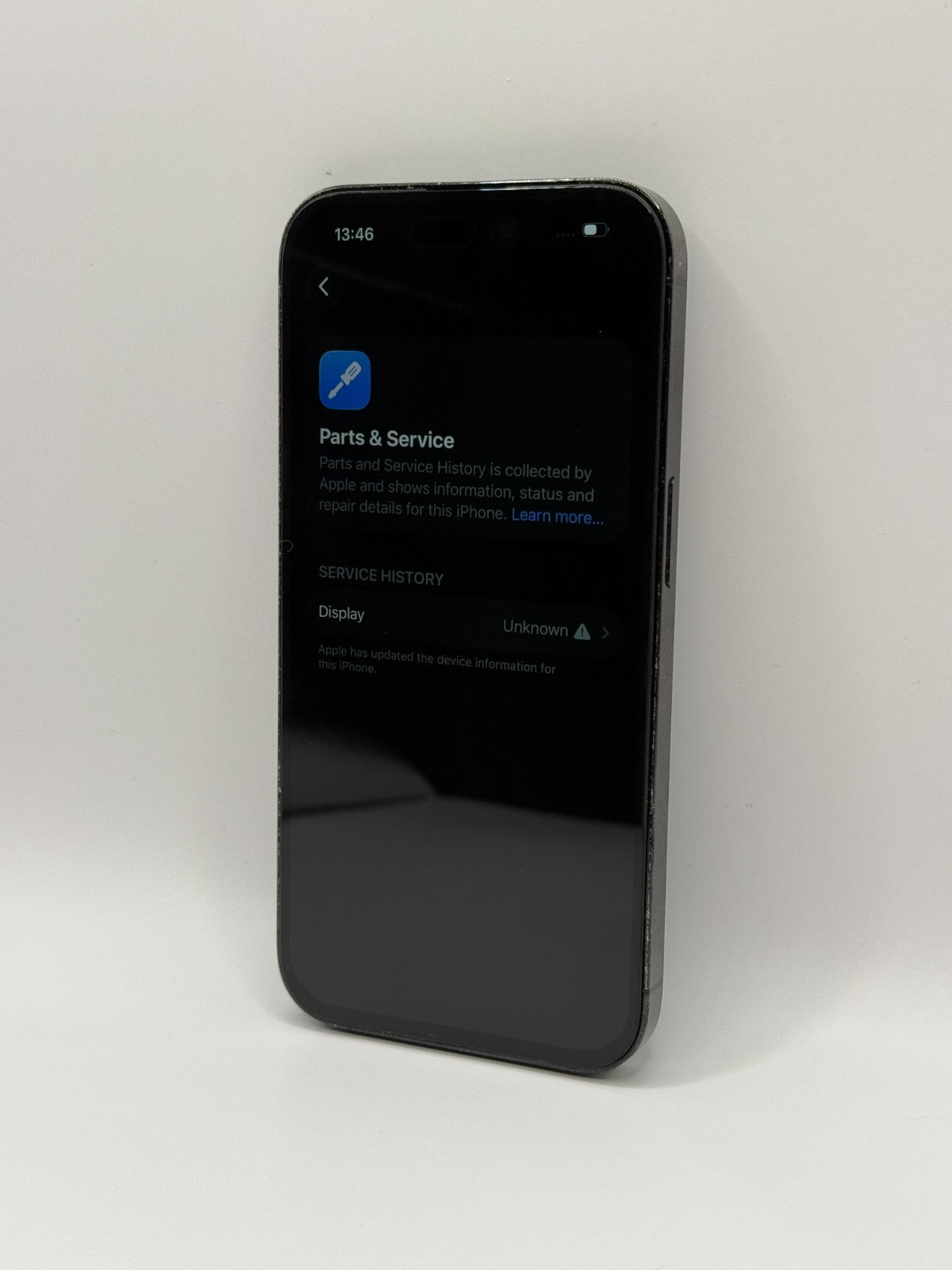 Apple Iphone 14 Pro 128GB Space Black Unlocked Warranty Very Good Condition 92%