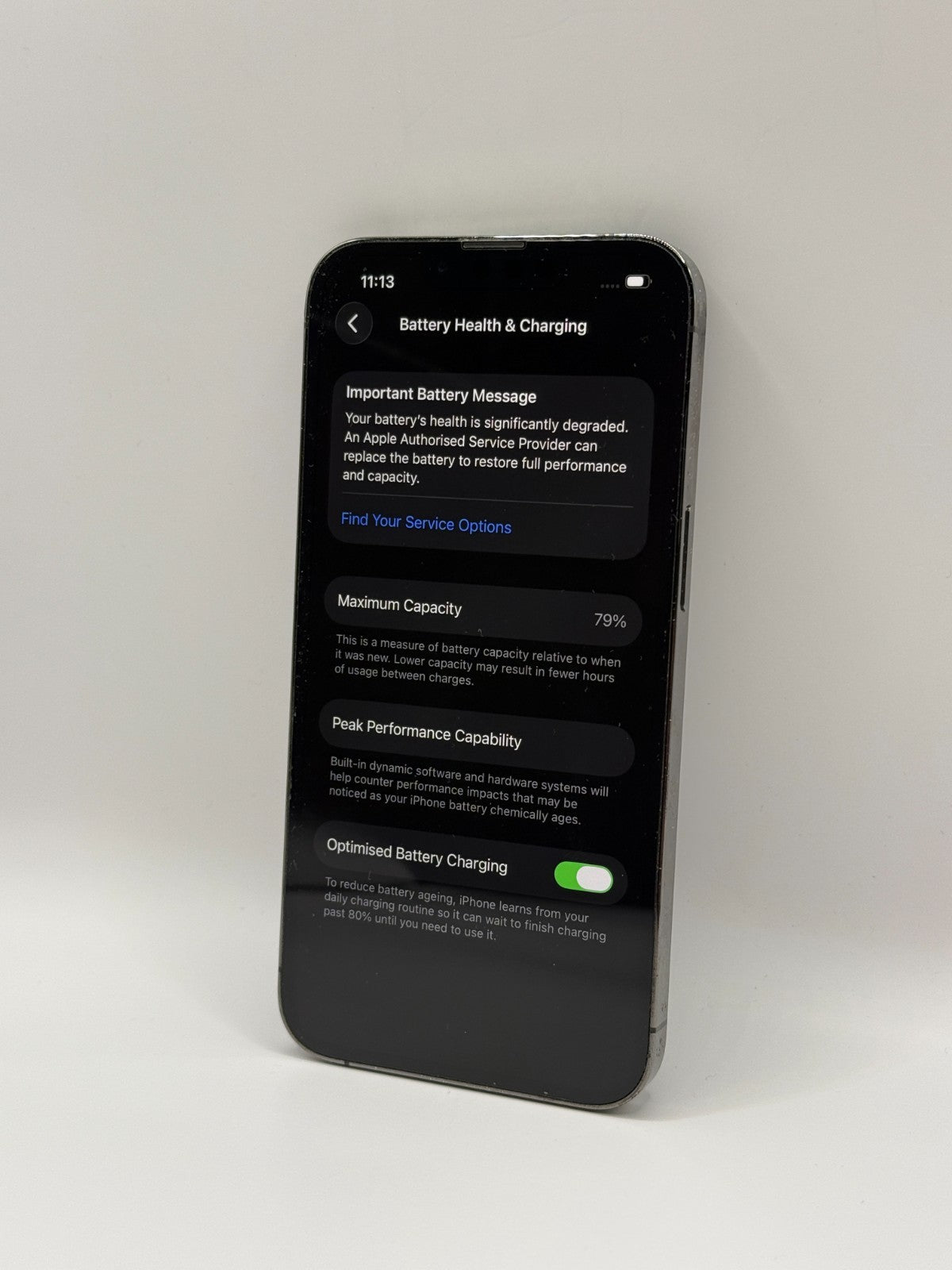 Apple Iphone 13 Pro 128GB Graphite Unlocked Used Condition No Face ID