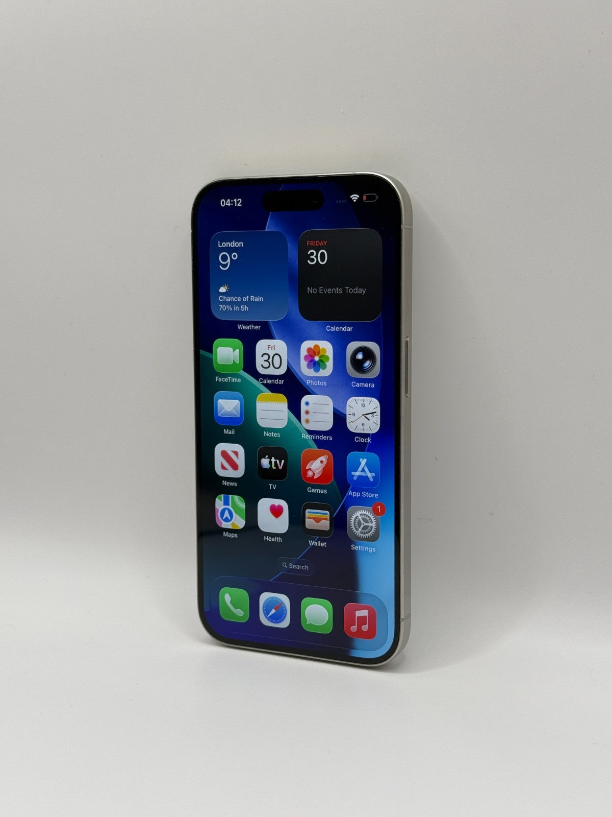 Apple Iphone 15 Pro 5G 128GB White Titanium Unlocked Warranty Excellent 89% Batt