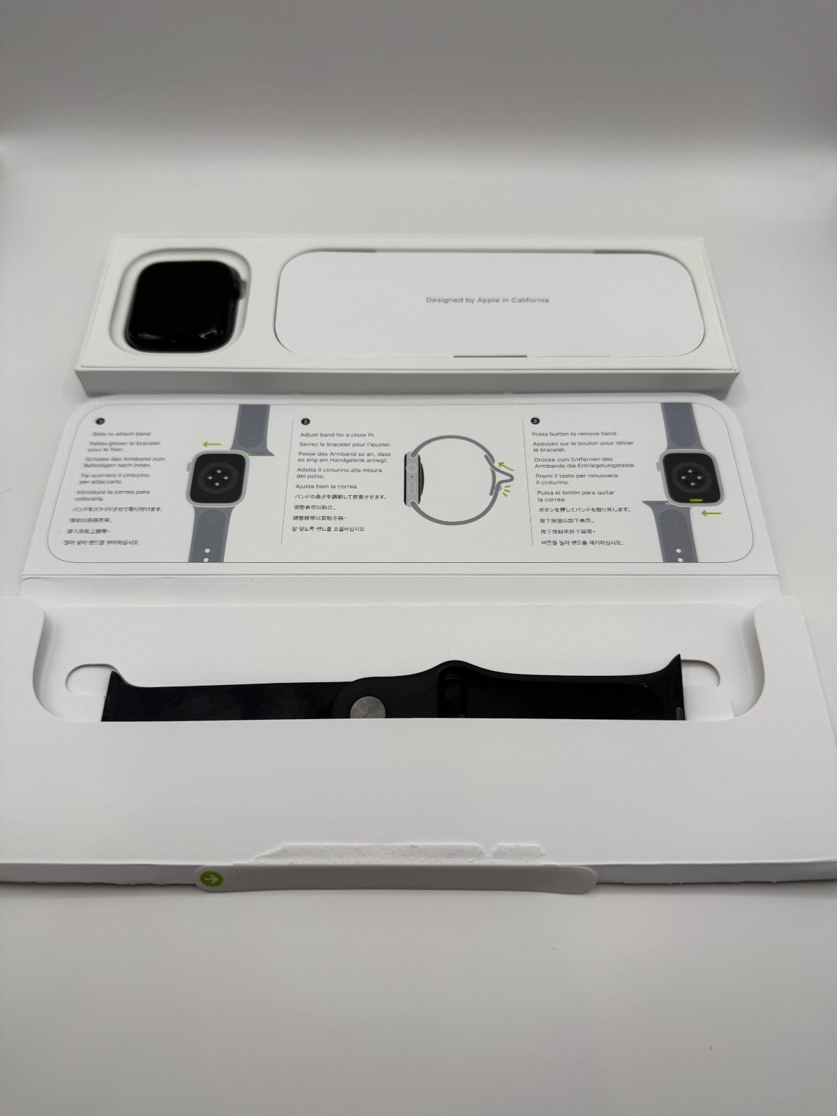 Apple Watch Series 9 45mm Aluminum GPS Midnight 90% Battery Boxed Warranty