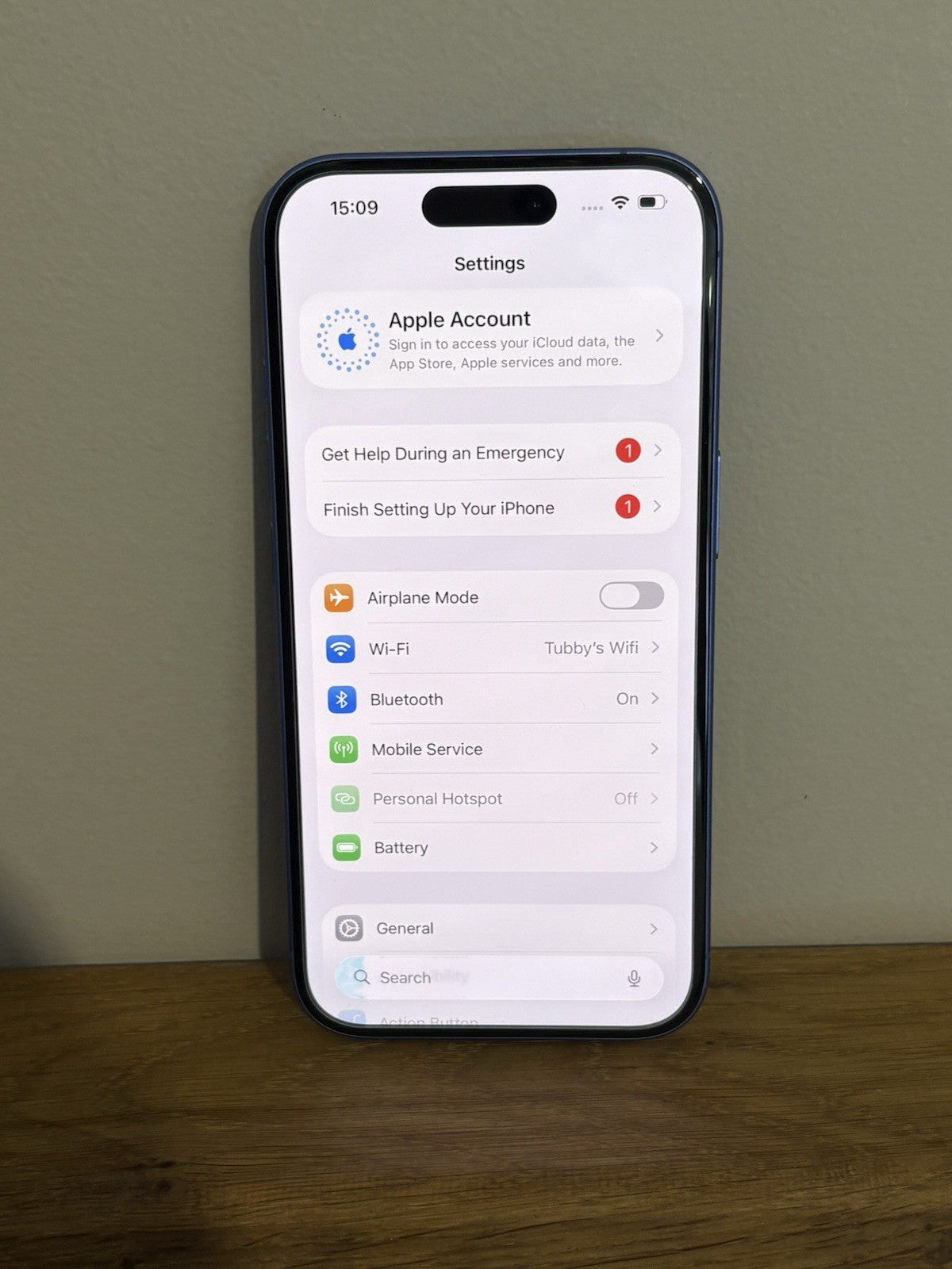 Apple iPhone 16 128GB 5G (0113617) Blue Unlocked Excellent Condition Warranty