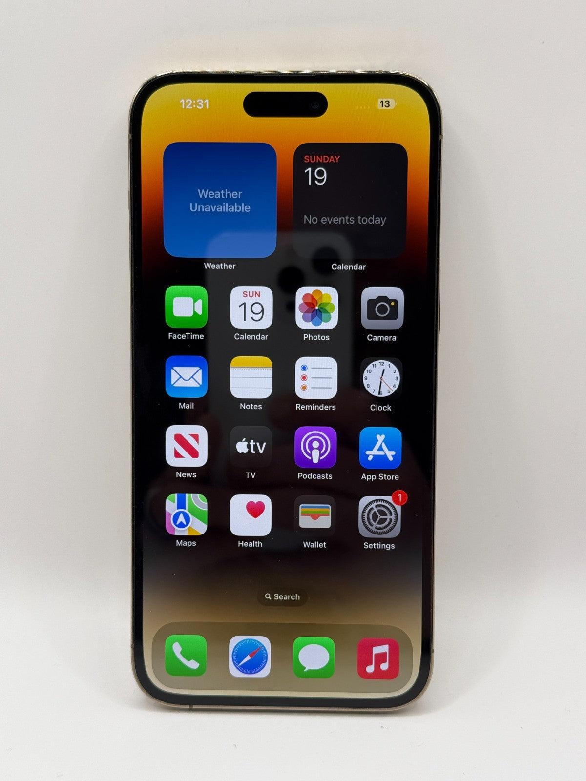 Apple Iphone 14 Pro Max 5G 128GB Gold Very Good Condition Unlocked 85% Battery