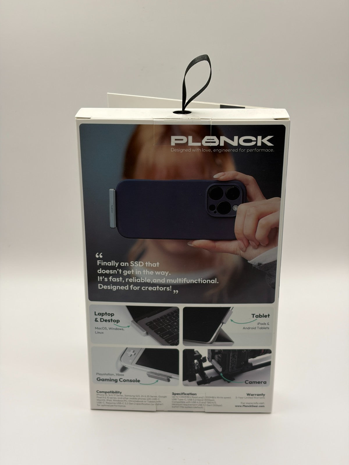 Planck Creator SSD 2TB World’s Smallest Mobile SSD Brand New Sealed