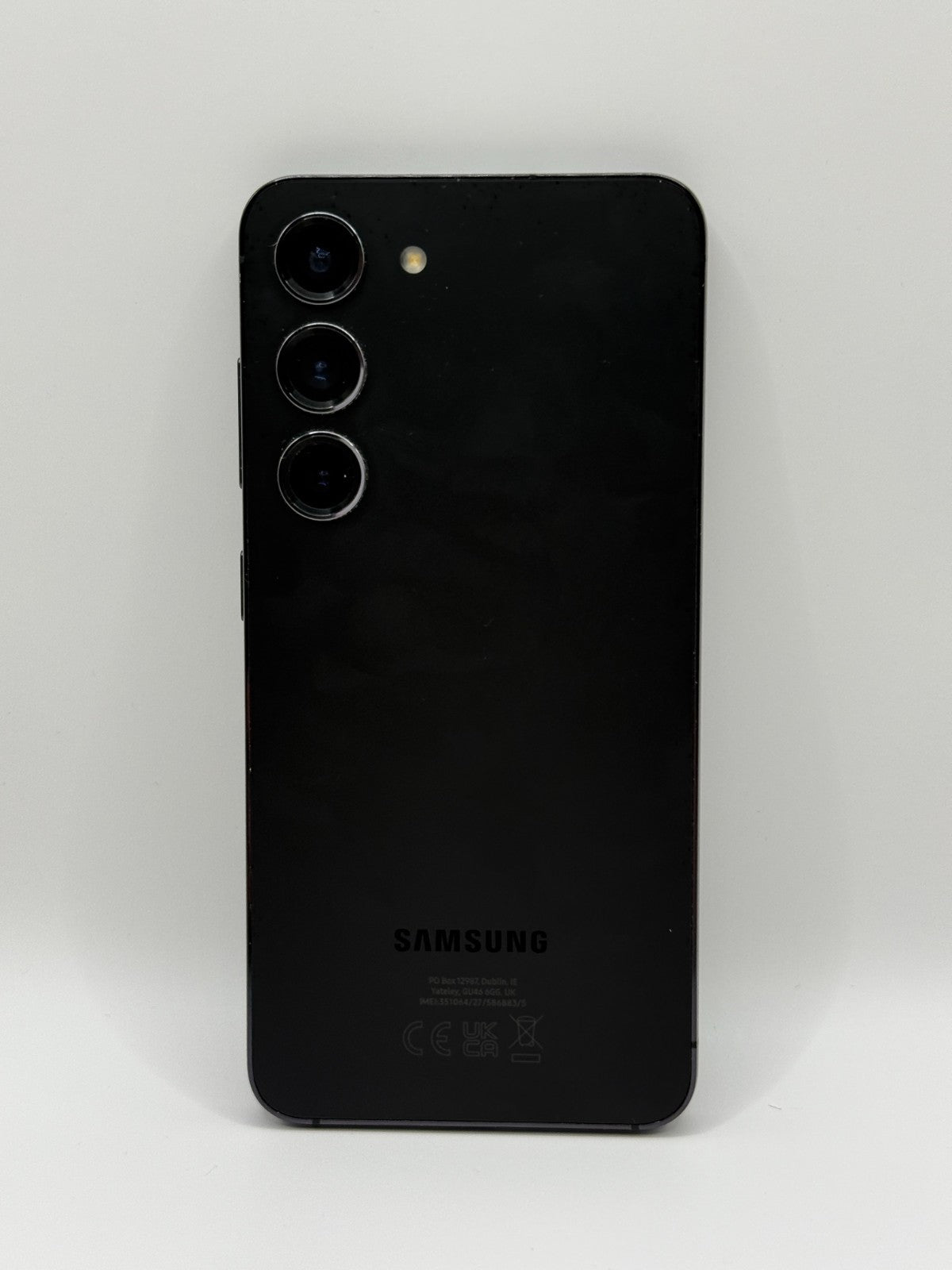 Samsung Galaxy S23 128GB Phantom Black Very Good Condition Boxed Warranty