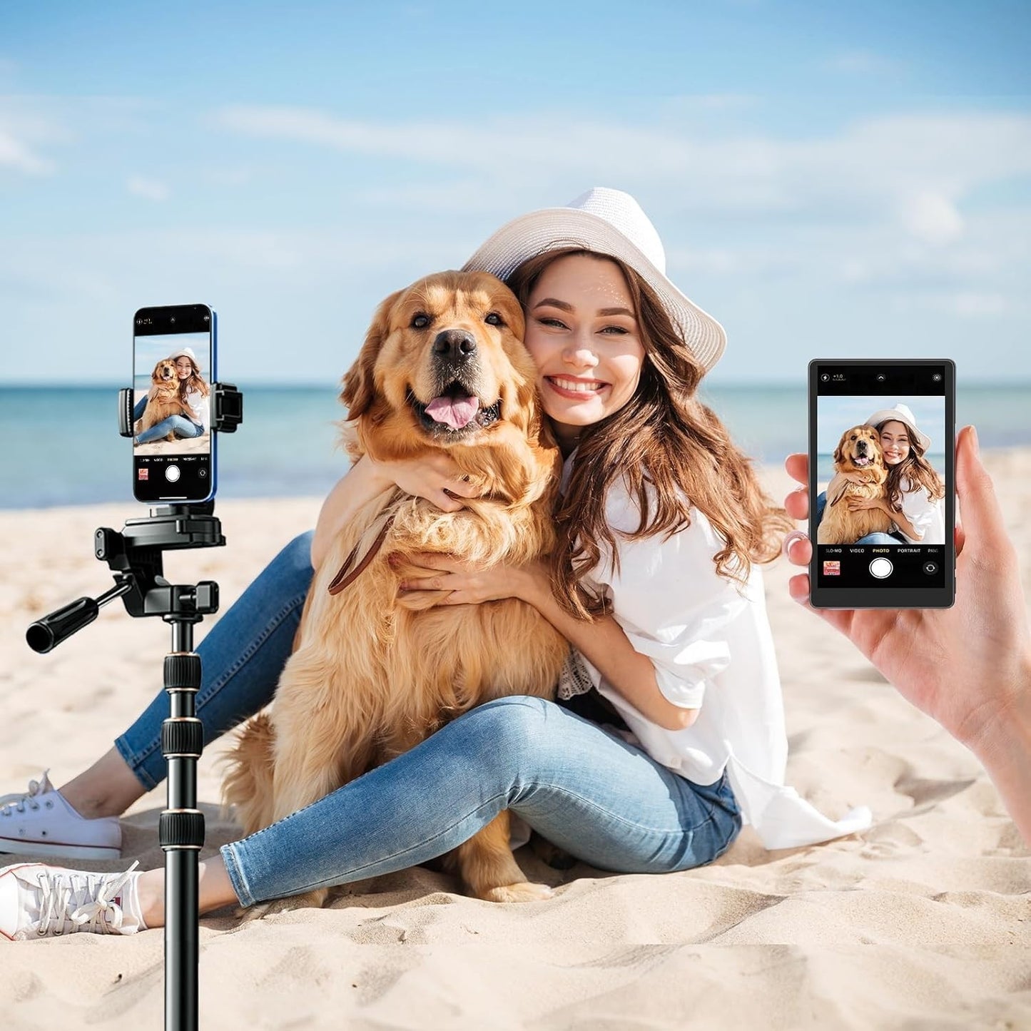 MAGEX M5 5” Slim Phone Vlog Selfie Monitor Screen for iPhone & Android Magnetic
