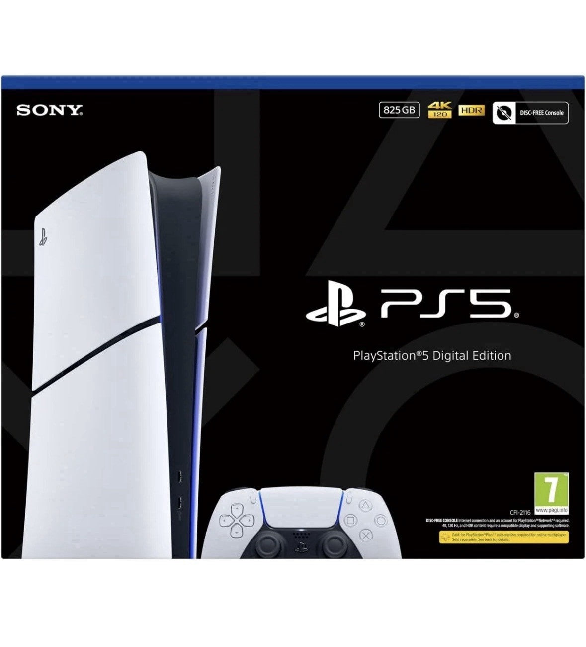 Sony PlayStation 5 Slim Digital Edition Console ps5 825GB Boxed Warranty