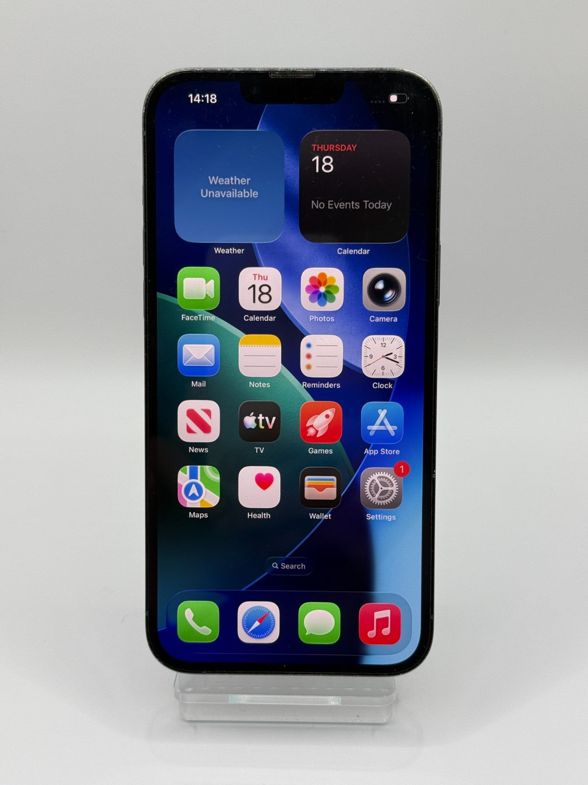 Apple Iphone 13 Pro Max 128GB Sierra Blue Unlocked Good Condition
