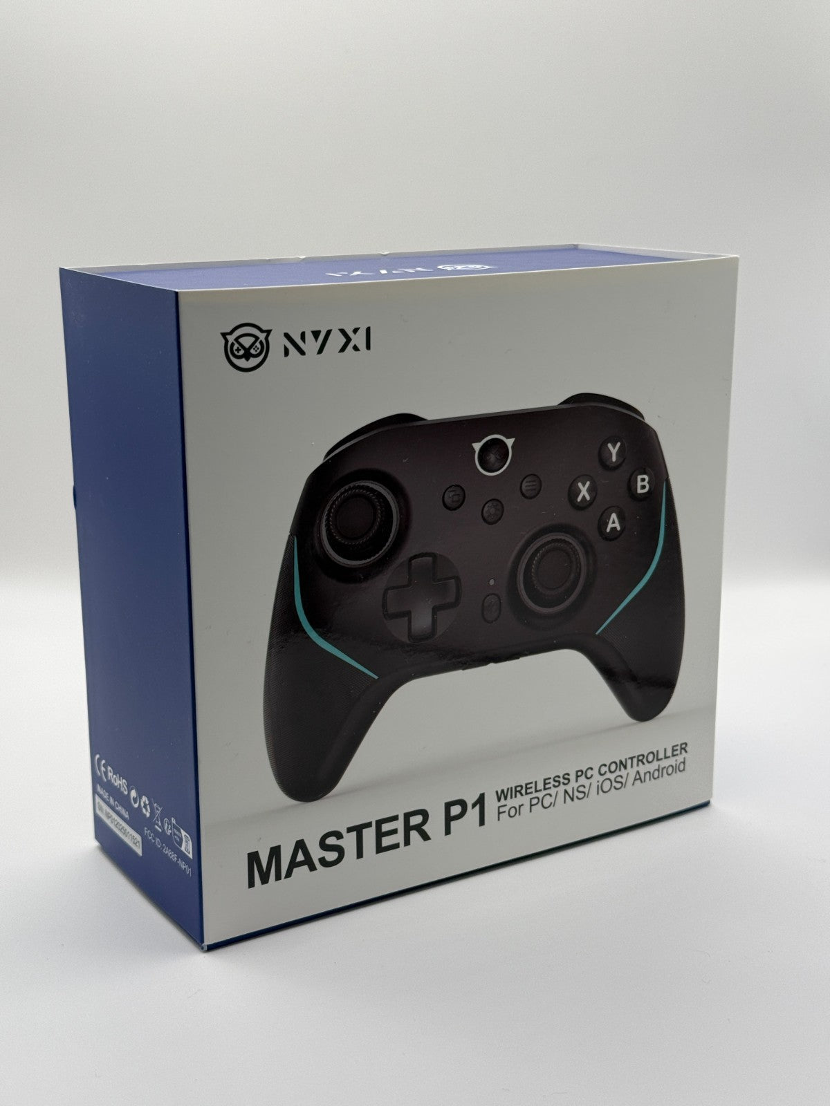 NYXI Master P1 Wireless PC Controller Black RGB Hall Effect Zero Drift Wireless