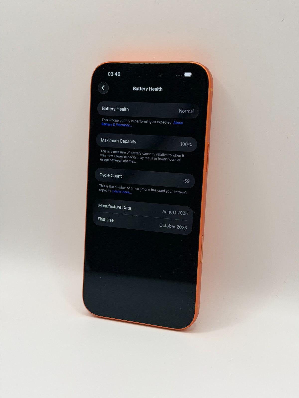 Apple Iphone 17 Pro Max 256GB Cosmic Orange 5G Excellent Warranty Unlocked