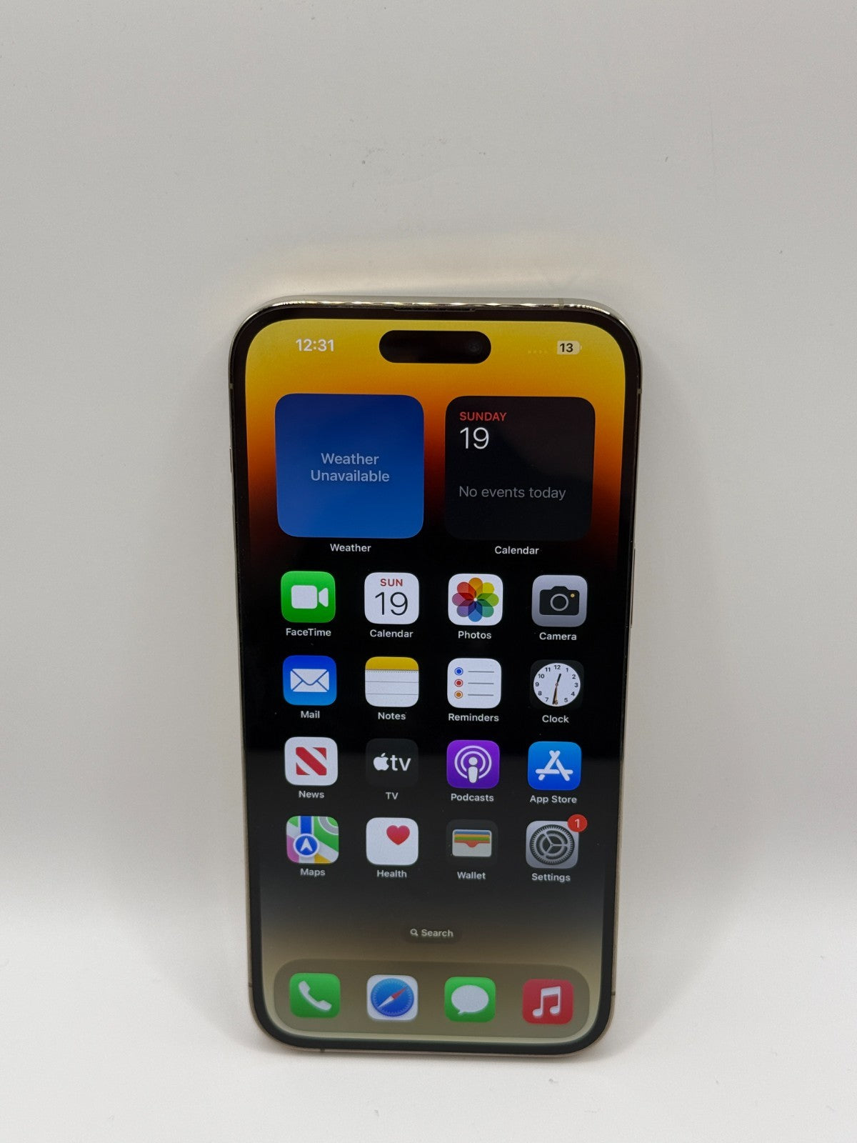 Apple Iphone 14 Pro Max 5G 128GB Gold Very Good Condition Unlocked 85% Battery