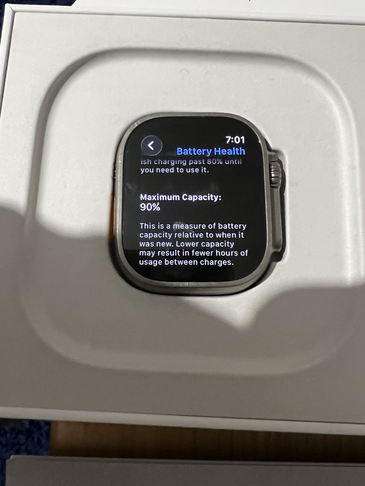 Apple Watch Ultra 49mm (P159) Titanium & Ceramic Case GPS + LTE Boxed