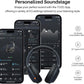 TOZO HT3 Bluetooth Headphones Active Noise Cancelling AI Black Sealed Brand New