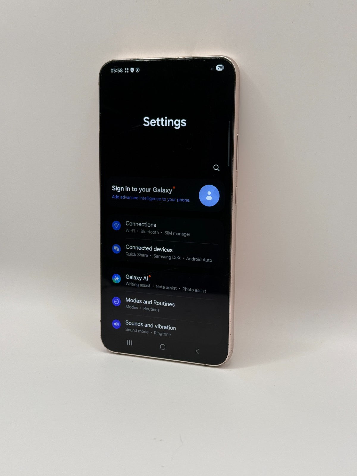 Samsung Galaxy S22+ 5G 128GB Pink Gold Unlocked Good Condition One Ui 8.0