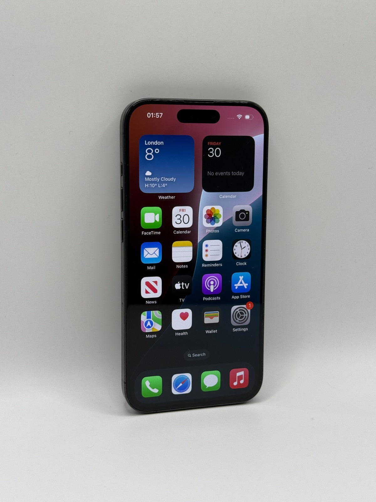 Apple Iphone 15 Pro 128GB Black Titanium Unlocked Warranty Very Good Condition